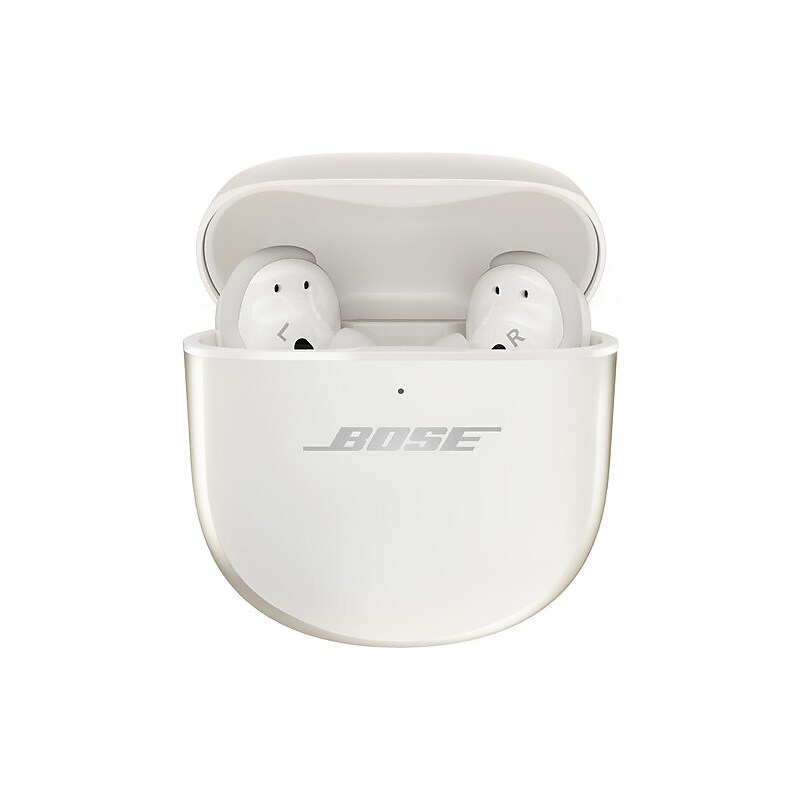 Bose QuietComfort Ultra Wireless Noise Canceling Earbuds Headphones, Bluetooth, Diamond White (882826-0070) image 1