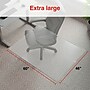 Staples Office Chair Mat, Clear Floor Mats, Medium-Pile Carpets, 60 x 46 Inch, Smooth Glide~#|#~31BBA5D1-F72A-49ED-85E41850A173631E_sc7