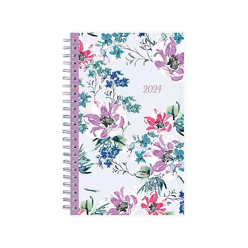 2024 Blue Sky Laila 5" x 8" Weekly & Monthly Planner, Multicolor