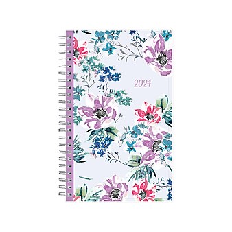 2024 Blue Sky Laila 5" x 8" Weekly & Monthly Planner, Multicolor (137276-24)