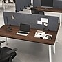 Bush Business Furniture Fabric Privacy Panel, 18"H x 70"W, Cool Charcoal (PSP170CL-03)~#|#~31C36E98-6B28-432F-B0BB2E9462CD4BF4_sc7