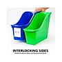 Storex Storage Book Bins, Plastic, Assorted Colors, 6/Set (70124E06C)~#|#~31C583D0-8B87-40CD-8CAAFCF2578F6A91_sc7