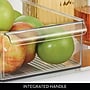 iDESIGN Small Stackable Plastic Storage Bin, Clear (70037)~#|#~31C8392E-E2C7-4587-97B27F759D727ACF_sc7