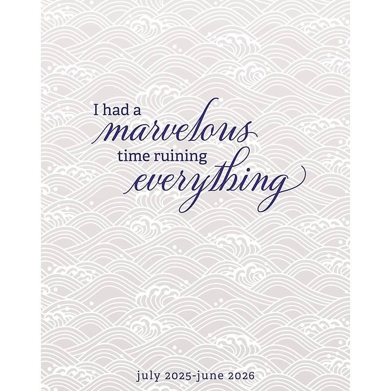 2025-2026 Willow Creek Marvelous Time 7.5" x 9.5" Academic Year Monthly Planner, Multicolored (54871) image 1