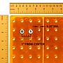 Azar Studio Base 60" x 17" Pegboard Floor Display, Orange (700770-ORG-6C50)~#|#~31D18BAD-997D-4B4E-8A809D8ABD2F5491_sc7