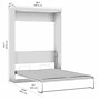 Bestar Pur 59W Full Size Murphy Bed for Multipurpose Room, White (26183-17)~#|#~31D7A18D-1475-4DEF-B0E066D38417A9D1_sc7
