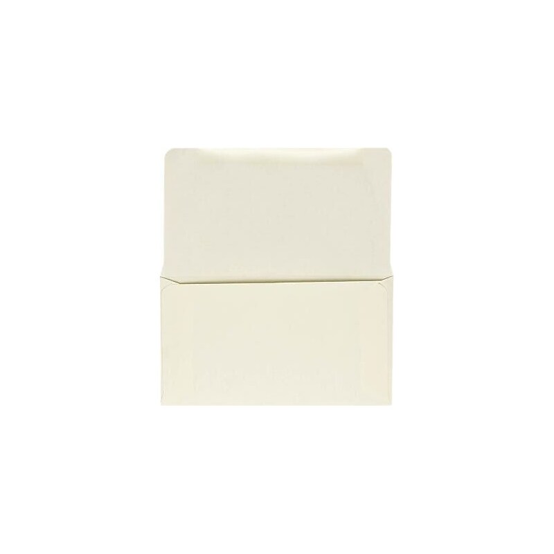 JAM Paper #6 3/4 Booklet Envelopes, 3 5/8" x 6 1/2", Cream, 50/Pack (R0260-50) image 1