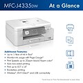 Brother INKvestment Tank MFC-J4335DW Wireless Color All-in-One Inkjet Printer