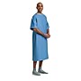 Medline Disposable Cotton Hyperbaric Patient Gown, Blue, Side Ties, One Size, 12/Carton (MDTPG5RTSHYP)~#|#~31D93E2A-CD5B-423D-A4CCF671DAEB26EF_sc7