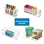 iDESIGN Small Stackable Plastic Storage Bin, Clear (95584N)~#|#~31DA248D-38B2-442F-84D264F67759614C_sc7