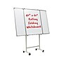 Excello Global Products Magnetic Mobile Folding Dry-Erase Whiteboard, 40" x 30" (EGP-HD-0482-RW)~#|#~31DFB517-FEE1-409F-9378722D0C22E077_sc7