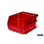 Triton Products LocBin Stackable Storage Bin, 3" x 4.12"x 5.37", Red, 24/Pack (3-210RWS)~#|#~31E6FF53-57D5-45E4-8C97F6438BB6B0B7_sc7