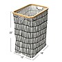 Household Essentials Krush Collapsible Laundry Hamper, Bamboo, Black/White (2274-1)~#|#~31E77065-BADC-4223-897D9007A1CC6916_sc7