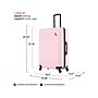 DUKAP Discovery 28" Hardside Suitcase, 4-Wheeled Spinner, TSA Checkpoint Friendly, Pink (DKDIS00L-PNK)~#|#~31E91C79-5CF7-4E23-88689CD598E47C31_sc7