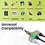 GoGreen Power 100' Indoor/Outdoor Extension Cord, 3-Outlet, 14 AWG, Orange (GG-15100)~#|#~31E99233-C843-45E2-BC08E3F83357FE77_sc7