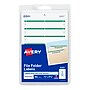 Avery Easy Peel Laser/Inkjet File Folder Labels, 2/3" x 3-7/16", White/Green, 252 Labels/Pack (5203)~#|#~31EF73A7-7EBD-4C08-8FDBFE1C5A550659_sc7