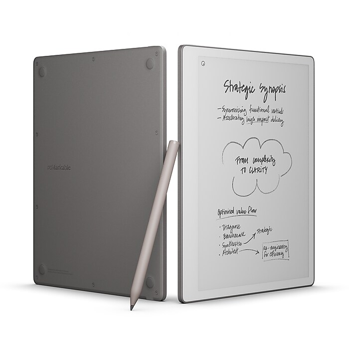 reMarkable タブレット 10.3インチ reMarkable Paper Pure 10.3” Paper Tablet with Marker, Gray (RM92A