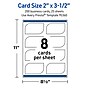 Avery Leaf Business Cards, Matte White, 200/Pack (19479398874)~#|#~31F435A8-9D05-497A-B292B96FCAC474AA_sc7