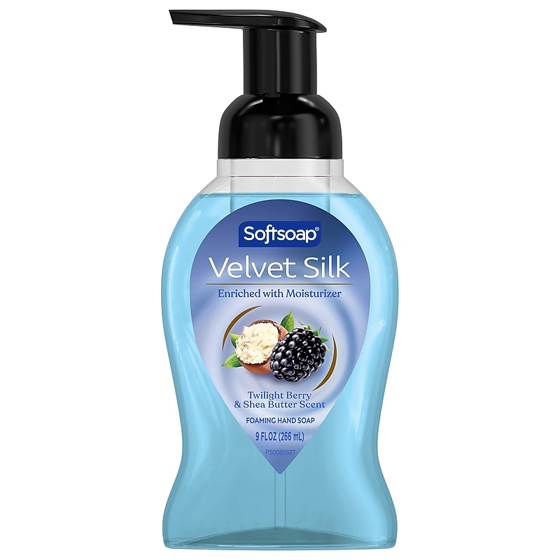 Softsoap Velvet Silk Antibacterial Foaming Hand Soap, Twilight Berry & Shea Butter Scent, 9 oz., 6/Carton (61052556CT) image 1