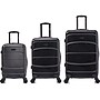 DUKAP Sense 3-Piece Hardside Spinner Luggage Set, TSA Checkpoint Friendly, Black (DKSENSML-BLK)~#|#~31FA7626-6E94-4E04-85C537AC49CCB869_sc7