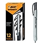 BIC Intensity Retractable Permanent Markers, Fine Tip, Black, 12/Pack   (PMR11BK)~#|#~s1148416_sc7