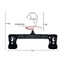 Nahanco 8" Plastic Pinch Grip Skirt/Slack Hanger, Black, 200/Pack (6008B)~#|#~32009C0D-08E8-4C93-A5DB0099F9FF9EE3_sc7