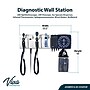 Viva Comfort Integrated Diagnostic Wall System w/Ophthalmoscope, Otoscope, Thermometer, Sphygmomanometer, Specula Dispenser~#|#~32015A7F-9BE5-416E-A3A9D84F1CCC2092_sc7