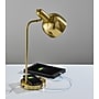 Adesso Rico Supercharger Incandescent Desk Lamp, 19"H, Antique Brass (2609-21)~#|#~32055E07-CBCC-4D54-AF0588B35F7ACA3C_sc7