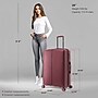 DUKAP Airley 29.92" Hardside Suitcase, 4-Wheeled Spinner, TSA Checkpoint Friendly, Wine (DKAIR00L-WIN)~#|#~3206645D-AA5D-48C7-861F4FE9A7D89741_sc7