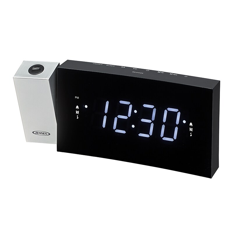 Jensen Digital Dual Alarm Projection Clock Radio (Jcr-238) image 1