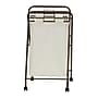 Household Essentials Rolling Foldable Laundry Hamper, Polyester, Bronze (HH7172)~#|#~3217A969-6A33-4B42-92BEEC3B8ED5D0D0_sc7