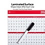 2025 Staples 15.69" x 12" Dry Erase Wall Calendar, Red/White (ST53905-24)~#|#~3219FCEA-930E-4447-951F4567BB5E87CB_sc7