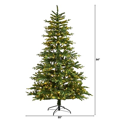 Nearly Natural 7' Montreal Spruce Artificial Christmas Tree
