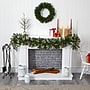Nearly Natural Snow Tipped Artificial Christmas Garland with Berries, 6' (4464)~#|#~3220F9C5-D984-4847-9ABD7C1FE26168EF_sc7