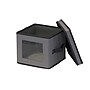 Household Essentials Medium Stackable Folding Fabric China Plate Storage Box, 8" x 10"x 10", 14 Qt., Gray (52534-1)~#|#~3221B127-8066-4E7B-AB4E27925E599D82_sc7