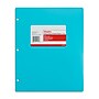 Staples 3-Hole Punched 2-Pocket Plastic Portfolio Folder, Teal (52807)~#|#~322510BE-05F8-4FCF-96FBF16C86E75A99_sc7