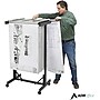 AdirOffice Blueprint Maps Expandable Mobile Large Plan Center File Cart, Black (615-BLK)~#|#~3226A0A1-E29A-44E7-B9778D84E1AE3A68_sc7