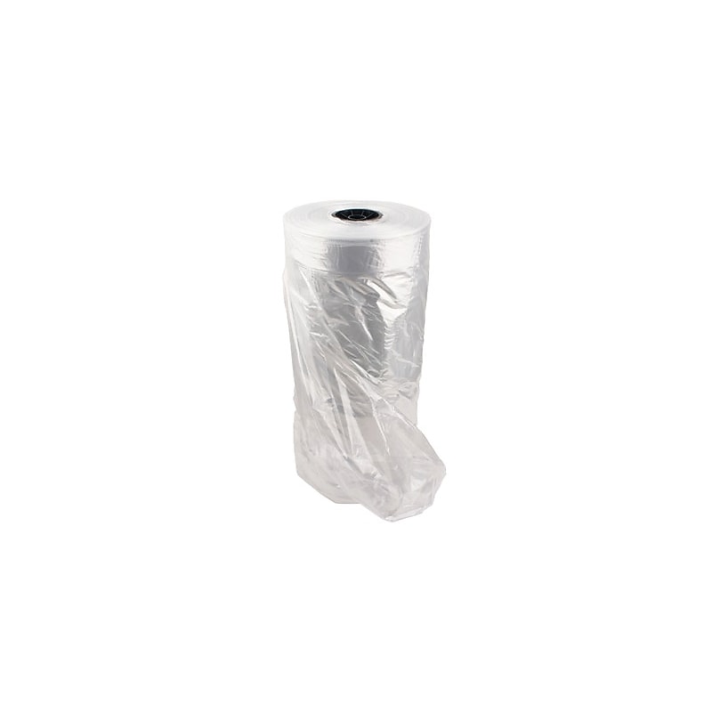 21" x 54" Layflat Poly Bags, Bags on a Roll, 1 Mil, Clear (U354) image 1