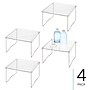 iDESIGN Stackable Cabinet Shelf Riser, Clear, 4/Pack (28988M2)~#|#~322872B8-9C06-4C4F-9479904BE467ECBB_sc7