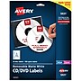 Avery Printable CD Labels, Removable, Laser/Inkjet, Matte White, 50 CD Labels & 100 Spine Labels/Pack (5931)~#|#~322F7CED-FC1A-4C73-811BB9BF24233001_sc7