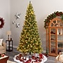 Nearly Natural 10' Wisconsin Slim Snow Tip Pine Artificial Christmas Tree with 1050 Clear LED Lights (T3051)~#|#~3232F1E7-8335-4180-B9FBD5F0703119FC_sc7