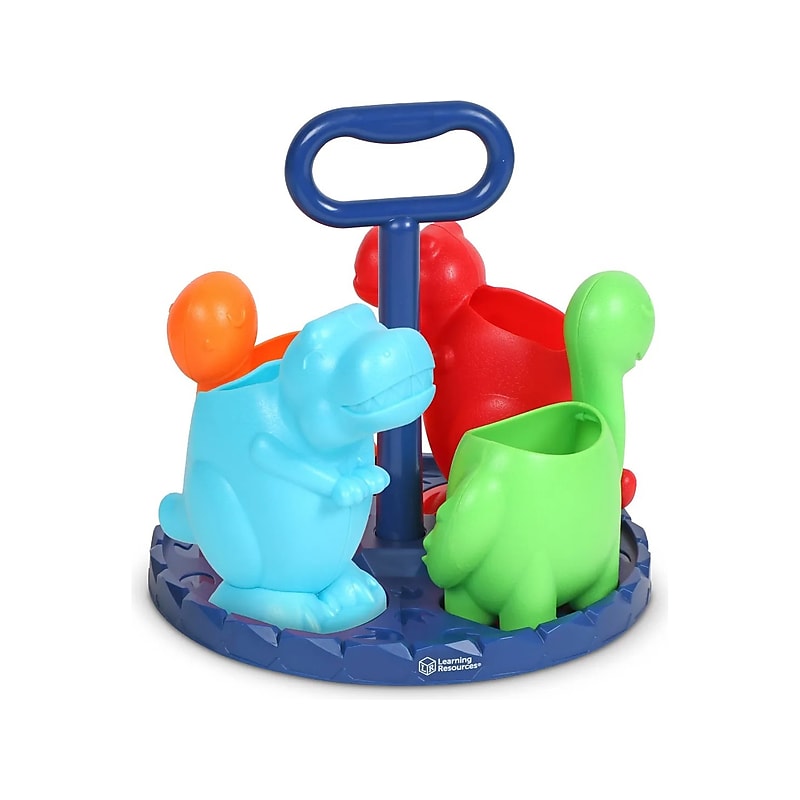 Learning Resources Create-a-Space Kiddy Center Dinos Storage Caddy (LER3719) image 1
