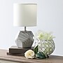 Simple Designs 10.24" LED Table Lamp, Marble Base/White Shade (LT2065-MBL)~#|#~323532D5-0189-4F05-89709AED870C5448_sc7