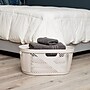 Mind Reader 10.57-Gallon Laundry Basket with Handles, Plastic, Ivory (HHAMP40-IVO)~#|#~32399FFF-D297-407C-8F7FB24D4E6C2F9C_sc7