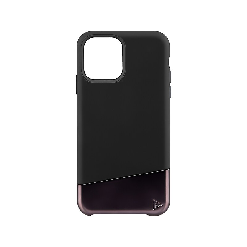 MVMT Duo MagSafe Snap-On Protective Case for iPhone 13/14, Black/Brown (IC7585M-14R-BKX) image 1