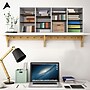 AdirOffice 24-Compartment Literature Organizer, 11.8" x 39.3", White (500-24-WHI)~#|#~323DFA4B-952E-4ABC-93C8808108C28FAF_sc7