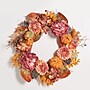 Safavieh 28" Peony & Pumpkin Wreath with Pine Cones (FXP1053A)~#|#~3244721F-4224-4196-9475EFA1D7680525_sc7