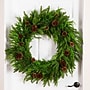 Nearly Natural Artificial Norfolk Mixed Pine Wreath, 30" (W1406)~#|#~3247034B-855C-477D-9CAE9B5A6136D66F_sc7