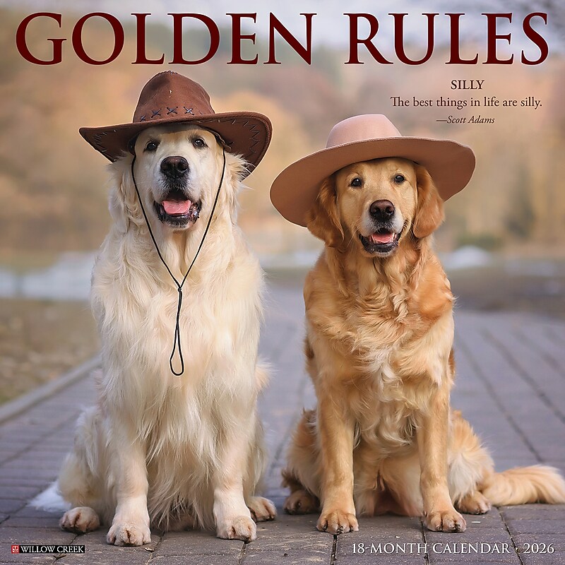 2026 Willow Creek Golden Rules 12" x 12" Monthly Wall Calendar (51290) image 1