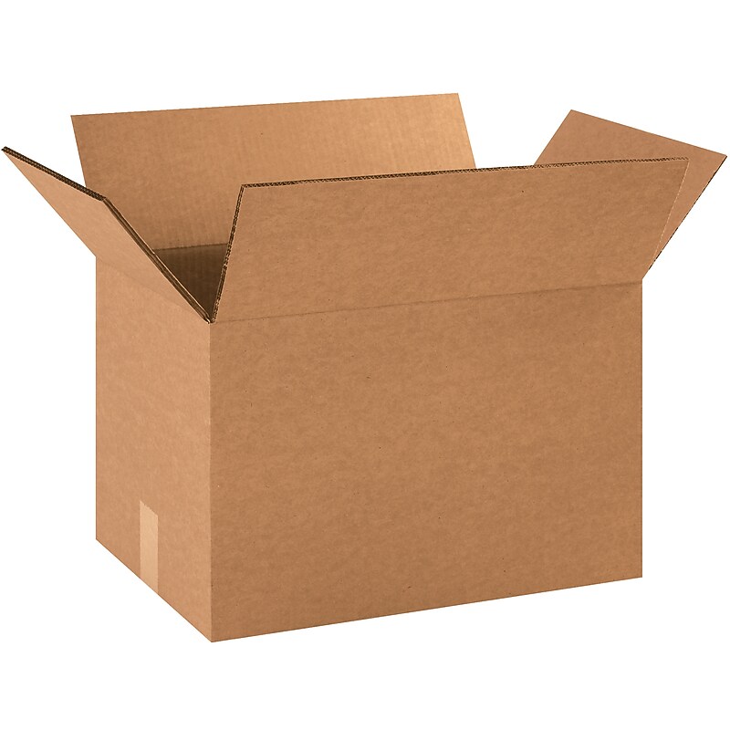 18" x 12" x 12" Heavy Duty Shipping Boxes, Double Wall, 15/Pack (HD1812DW) image 1